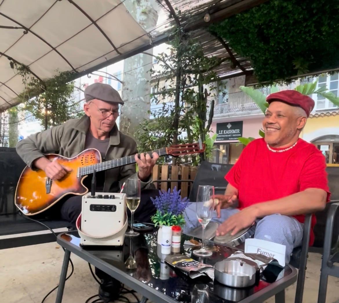 Concert sur la terrasse