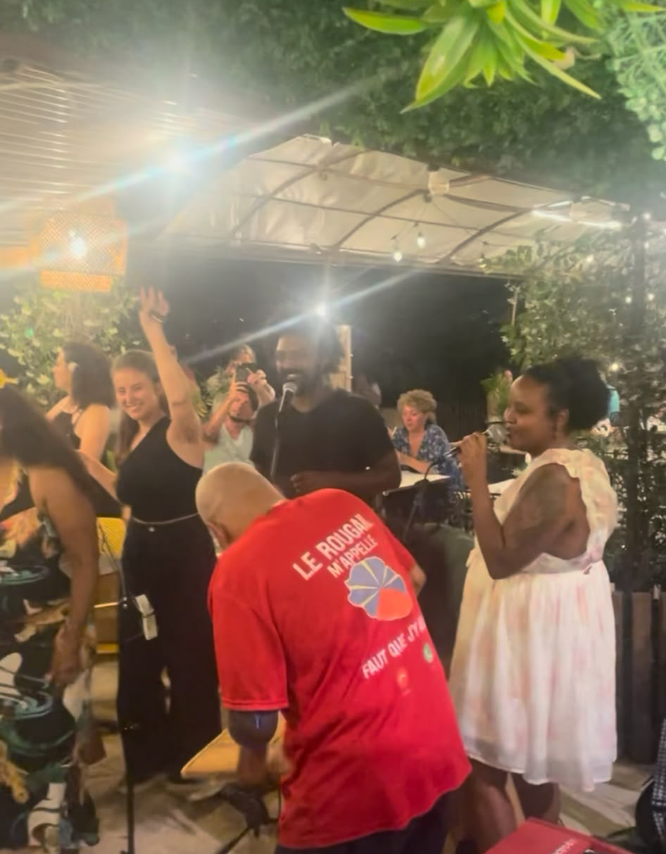 Concert sur la terrasse